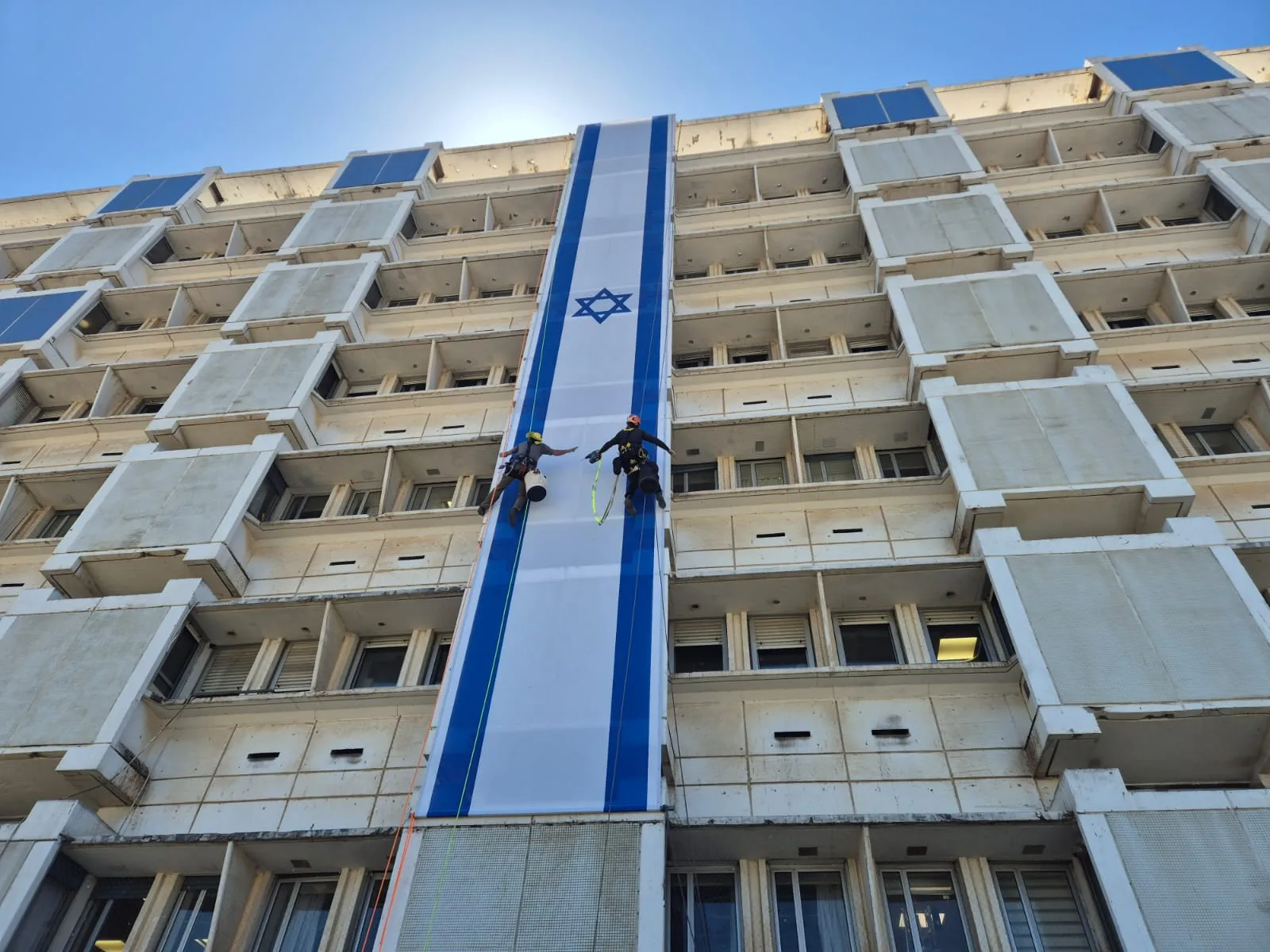 פרוייקט דגלי ישראל בית חולים וולפסון